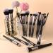 BEILI 40Pcs Professional Synthetic Makeup Brush Set for Foundation Blending Face Powder Blush Eye Shadows - Premium Kabuki Brushes Kit - Buy Online on GoSupps.com