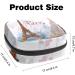 Javenproeqt Paris Eiffel Tower Women's Startup Bag - Large Menstrual Cup Bag with Zipper & Period Inserts - Stylish Multicolored Storage for Girls & Women - Buy Online on GoSupps.com
