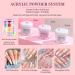 Saviland Glitter Acrylic Nail Kit with Mini Nail Lamp - Professional DIY Acrylic Set for Beginners - Buy Online on GoSupps.com