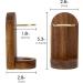Linkidea Electrical Razor Holder | Self-Adhesive Wooden Wall Bracket & Organizer for Bathroom - Ideal Shower Storage Solution - Buy Online on GoSupps.com