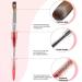 Kolinsky Acrylic Nail Brush #8 Pink Gradient - Professional Nail Art Brush for Extension & Design - Salon Quality Tools for Manicure at Home - Buy Online on GoSupps.com