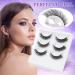 Self-Adhesive Faux Mink Eyelashes - Reusable Wispy Lashes for a Natural Look | No Glue No Residue Includes Tweezers - 3 Pairs (XS096-5-167A - Buy Online on GoSupps.com