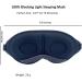 ECHOLLY 3D Contoured Sleep Eye Mask with Adjustable Strap - 100% Blackout Light Cover for Men and Women - Includes 1 Pair of Ear Plugs - Buy Online on GoSupps.com