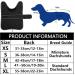 Minezi Dachshund Winter Jacket | Waterproof Dog Coat with Wool Lining & Adjustable Straps | Black L - Perfect for Cold Weather - Buy Online on GoSupps.com