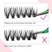 Fadlash 14mm D Curl Cluster Eyelash Extensions - 30 Root Individual Lashes, 0.07mm Thickness - Buy Online on GoSupps.com