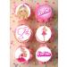 24 x Pre-Cut Barbie 5 Edible Stand up Wafer/Rice Paper Cupcake Cake Toppers Birthday Party Pink Decorations - Buy Online on GoSupps.com