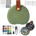 Sewing Kit, Travel Mini Sewing Kits for Adults Supplies Repair Project Kit Needle Family Sewing Thread Accessories Traveler DIY Organizer (Green Sewing kit)