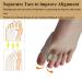 SPORCLO Bunion Corrector - Adjustable Gel Toe Separators for Bunion & Overlap Toes | 2 Pairs of Big Toe Spacers for Pain Relief - International Shipping Available - Buy Online on GoSupps.com