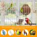 Coconut Hideaway Bird Perch Hammock with Bell Swing - Parrot Toys for Parakeet Conure Cockatiel Love Birds - Buy Online on GoSupps.com