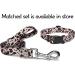 Suredoo Adjustable Leopard Dog Collar - Soft Nylon Comfort for Small Medium & Large Dogs | Neck 38-63 cm - Buy Online on GoSupps.com