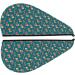 Quick-Dry Hair Towel Wrap with Button - Frog & Mushrooms Design | Perfect Hair Drying Turban - Buy Online on GoSupps.com