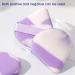 Songaa Triangle Powder Puff Set - 10 Air Cushion Makeup Sponges for Foundation Cream & Concealer - Portable Box - Purple Blending Sponges for Flawless Finish - Buy Online on GoSupps.com