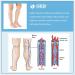 VARCOH Compression Socks (2 Pairs) 20-30mmHg Firm Support for Men & Women - Ideal for Varicose Veins, Swelling, Pregnancy, Recovery, Exercise - Large Beige - Buy Online on GoSupps.com