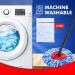 5 Pack Blue Microfiber Spin Mop Replacement Heads for EasyWring RinseClean System - Buy Online on GoSupps.com