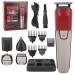 Hair Trimmer 6 in 1 Electric Beard Trimmer Cordless Professional Hair Clippers Waterproof Hair Grooming Kit for Men