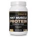 Gold BJJ Mat Muscle - 100% Plant Based Vegan Protein Powder for Jiu Jitsu Athletes (Vanilla)