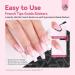 Saviland White Gel Nail Polish French Manicure Kit Fast French Tips Guide Stickers Complete French Tip Tool Easy French Nail Kit Home Beginners French Nails 1-Fast French Tips kit - Buy Online on GoSupps.com