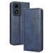 RankOne Flip Leather Case Cover for Motorola Moto G04S / G04 / G24 / G24 Power (6.5" Inches) Blue Motorola Moto G04S Blue
