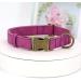 Didog Adjustable Soft Leather Dog Collar for Medium & Small Dogs - Durable & Stylish Purple Collar with Quick Lock Metal Buckle (13-21 Inch Neck) - Buy Online on GoSupps.com