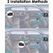 Zacro Baby Car Camera HD 1080P - 150 Viewing Angle Mirror with 360 Adjustable Camera - Night Vision Display & Sticky Pad Mount for Rear View - Baby Car Monitor 4.3inch HD 1080P II03 - Buy Online on GoSupps.com
