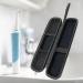 Otaive travel case toothbrush Electric electric toothbrush travel case toothbrush Etui portable hard shell travel etui (black size: 10.04 x 2.56 x 1.77inch)