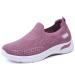 CBYXDY 2023 New Insummers Shoes Women's Orthopedic Walking Shoes Air Cushion Pain Relief Orthopedic Shoes for The Elderly Slip-On Walking Shoes Purple Women-US-9
