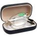 Buy Kcibyvx Mini Foldable Metal Reading Glasses with Case - 1.00 to 4.00 Adjustable Prescriptions - International Shipping - Buy Online on GoSupps.com