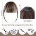 Zynery 4-Piece Clip-In Bangs & Pony Hair Extensions | Fake Bangs & Fringe for Women - Light Brown Dark Brown Black - Buy Online on GoSupps.com