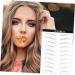 Gogogmee 2 Pairs Cosmetic Eyebrow Sticker Artificial Eyebrow Patch Eyebrow Stickers Water Proof Makeup Tools 21x15cm Black - Buy Online on GoSupps.com