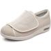 NVBHOF Adjustable Diabetic Shoes for Men - Beige, Size 12 - Comfy Orthopedic Footwear for Swollen Feet, Plantar Fasciitis - Non Slip, Widening Design for Elderly - Buy Online on GoSupps.com
