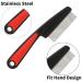 Molain Cat Dog Flea Comb Set - 4 Piece Tear Stain Remover & Grooming Tool for Pets - Red - Buy Online on GoSupps.com