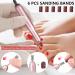 Professional Electric Nail Files Nail Drill Set - 20000 RPM Adjustable Speed Portable Manicure Pedicure Kit for Acrylic Gel Nails - Includes Nail Drill Bits and Sanding Bands - Pink - Buy Online on GoSupps.com