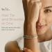 By Lilla Disc Ponytails Hair Ties and Bracelets Set - Rose Starfish/Gold - No Crease Hair Ties for Women - Buy Online on GoSupps.com