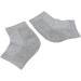 Qukaim Lotion Socks Moisturizing Gel Heel Socks 1 Pair Gray Hypoallergenic Vitamin E Mineral Oil for Dry Cracked Heels - Buy Online on GoSupps.com