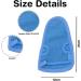 Bvanzo Exfoliating Glove - Dead Skin & Fake Tan Remover Mitt for Shower - Skin and Body Exfoliator - Blue - Buy Online on GoSupps.com