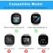 2-Pack Metal Bands for Fitbit Versa 3/Sense 2 - Stainless Steel Magnetic Strap Replacement - Rose Gold + Colorful - Women Men Compatible - Buy Online on GoSupps.com