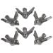 SOLUSTRE SOLUSTRE 6 Pieces Cast Iron Cooking Birds Safe Food Grade Supplement for Vegans Athletes Pregnant Women Boy Girl Compact for Daily Iron Intake