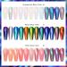 Chrome Nail Powder Aurora Shell Liquid Pigment - Holographic Glitter Dust for Nail Art (5ml) - Buy Online on GoSupps.com
