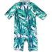 BONVERANO Baby Boy UV Protection Swimsuit 6 Months - Green, Long-Sleeve, UPF 50 - Buy Online on GoSupps.com