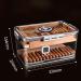 Portable Large Capacity Plastic Transparent Cigar Box with Sealed Double-Layer Cigar Travel Moisturizing Box - Buy Online on GoSupps.com