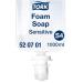 Tork Sensitive Hand Foam Soap S4 dermatologically tested 1 x 1000 ml 520701 1 l (1 pack) Sensitive Foam Soap - 1 bottle