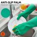 VGO 5 Pairs Reusable Kitchen Gloves - Long Arm Multifuntional Household Cleaning & Dishwashing - Green (HH4601) - Buy Online on GoSupps.com