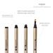 Retractable Automatic Lid Eyebrow Angle Brush - Champagne Gold | Premium Quality for Perfect Eyebrows | International Shipping Available - Buy Online on GoSupps.com