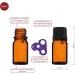 Handsunity 5ml Amber Glass Dropper Bottles - 12 Pack with Black Drip Closure | Ideal for Pharmacy & Essential Oils - Buy Online on GoSupps.com