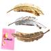 Cuhair 3 pieces metal spring leaf hair clips/hair clips hair clip hair pins hair claw hair clip hair accessories