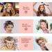 Octopus Heatless Curling Rod Headband - Pink | Soft No Heat Hair Curlers for DIY Styling - Buy Online on GoSupps.com