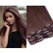 Clip In Extensions Set 100% Real Hair 7 pieces 70g Hair Extension 55cm Clip-In Hair Extension in the color #06 Medium Brown