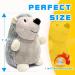 Grey Microwavable Weighted Stuffed Animal Heating Pad - Heatable & Unscented - Buy Online on GoSupps.com