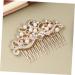 HAPINARY Hair Ornament Bridal Hair Clip Metal Hair Clips Veil Comb Wedding Crystal Hair Combs Barrettes for Women Bridal Veil Rhinestone Bobby Pins Fashion Headwear Accessories Bride French - Buy Online on GoSupps.com