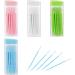 Wllhyf 200-Piece Double-Headed Toothpicks & Dental Floss - Interdental Brush Plastic Toothpicks in White Blue Green & Pink - Buy Online on GoSupps.com